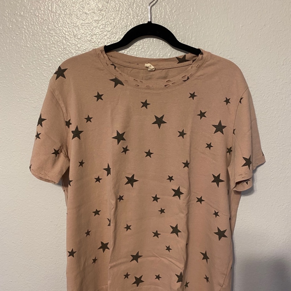 WISHLIST pink star t shirt